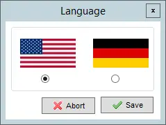 Selecting the XAMPP Control Panel's Language